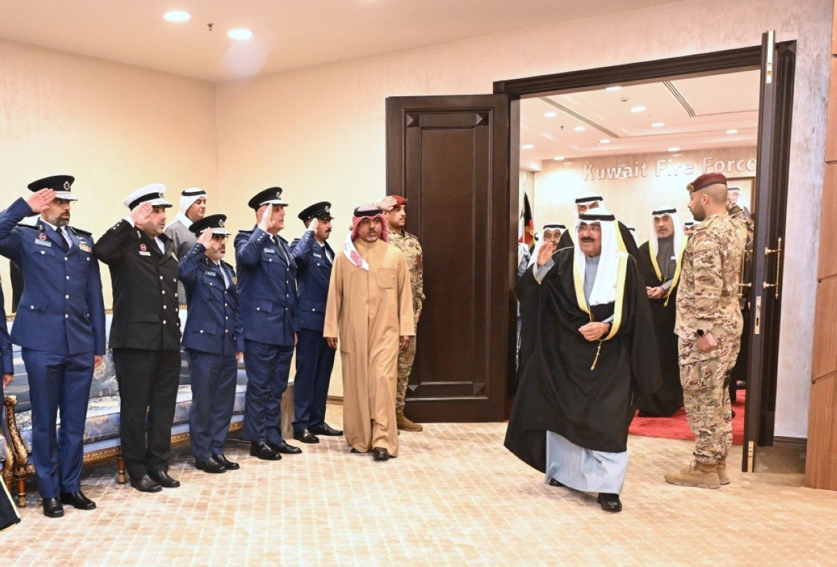 Kuwait’s Amir Visits Fire Force Headquarters, Updates - The Khaleej ...