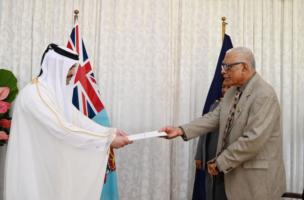 Fijian President Receives Credentials of Qatar’s New Ambassador - The ...